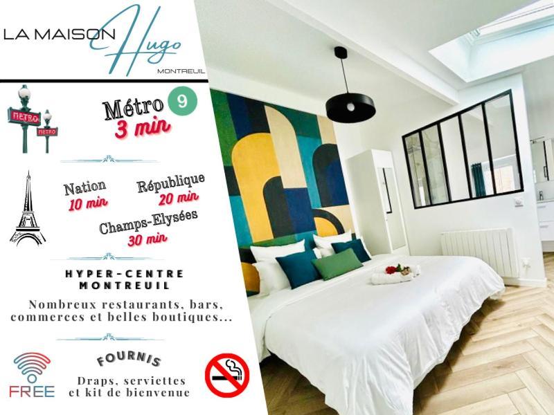 La Maison Hugo Montreuil  Kültér fotó
