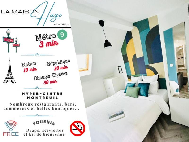La Maison Hugo Montreuil  Kültér fotó