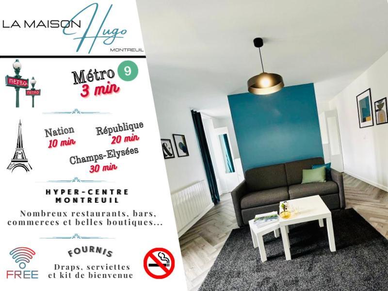 La Maison Hugo Montreuil  Kültér fotó